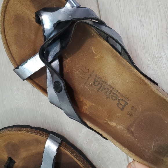 Birkenstock Betula Womens Comfort Loop Toe Sandals Flats shoes sz 40/9 - Picture 11 of 12